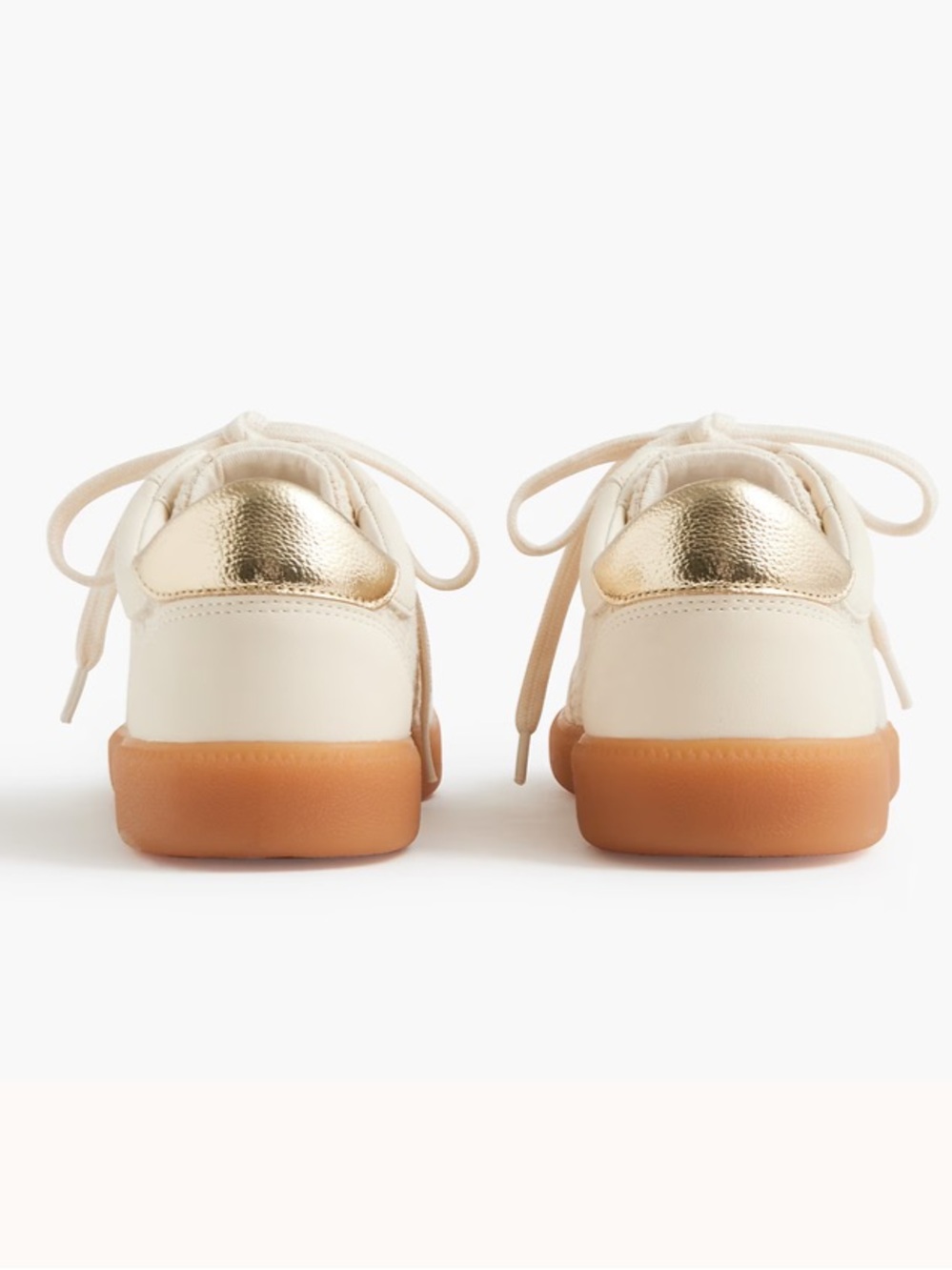 J. Crew Crochet Knit Sneakers in Cream with Gum Sole - Picture 4 of 10
